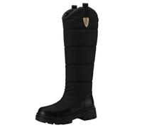 Dasongff - Botas de nieve para mujer, con forro polar y nieve, invierno, impermeable, senderismo, duradero, para el trabajo al aire libre, traje de esquí, moto y ciclismo, negro, 35 EU