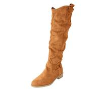 Dasongff Botas de vaquero para mujer, Botas occidentales cómodas con puntera puntiaguda y bordados cosidos, para conciertos country, danza, bodas de viaje, Bw2, 39 EU