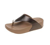 Dasongff Chanclas de cuña Mujer Verano Cómodo Plataforma Flip Flops Punta abierta Sandalias ortopédicas Zapatillas Mujer Antideslizante Zapatos Plataforma Sandalias Deportivas y Al Aire Libre, T