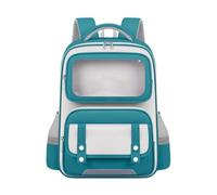 Dasongff - Mochila infantil infantil para niña, transpirable, cómoda de CE1 a 6ª, bolsa de escuela primaria de moda con bandas reflectantes para CP CE CM 6 a 10 años, azul, PROMEDIO, Vacaciones