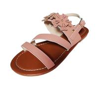 Dasongff Orthopädische Sandalen Damen Elegant Coole Mit Fussbett Sandaletten Bequem Boho Flip Flops Flache Weichen Lässige Offene Zehentrenner Sommerschuhe Strandschuhe, R rosa, 41 EU
