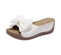 Dasongff - Sandalias de cuña para mujer, con punta abierta, zapatillas de verano, antideslizantes, con plataforma ortopédica