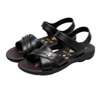 Dasongff Sandalias Deportivas Mujer Sandalia Ortopédicas Cómodo Punta Abierta Verano con Soporte del Arco Zapatos de Senderismo Sandalias Cuñas Para Uso Diario Vacaciones Verano, G Negro, 36 EU