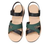 Dasongff Sandalias Deportivas Mujer Sandalia Ortopédicas Cómodo Punta Abierta Verano con Soporte del Arco Zapatos de Senderismo Sandalias Cuñas Para Uso Diario Vacaciones Verano, P Verde Oscuro, 37 EU
