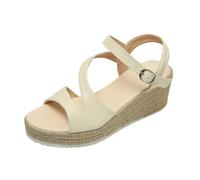 Dasongff Sandalias Mujer Verano Cómodo Chanclas Mujer Cuero Zapatos Ortopédicos Confort Chic Verano Transpirable Sandalia Chica Senderismo Cuñas Elegante Vacaciones
