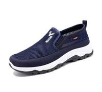 Dasongff Slip on Zapatillas Hombre sin Cordones, Zapatillas Deportivas Transpirables, Cómodas y Ligeras Antideslizantes, Zapatos de Jogging Fitness Running Outdoor, azul, 39 EU