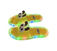 Dasongff - Zapatillas de baño para hombre y mujer, unisex, para adultos, luminosas, con sensor de movimiento, LED, zapatillas de verano, chanclas para piscina y playa, antideslizante, planas