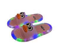 Dasongff - Zapatillas de baño para hombre y mujer, unisex, para adultos, luminosas, con sensor de movimiento, LED, zapatillas de verano, chanclas para piscina y playa, antideslizante, planas