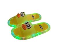 Dasongff - Zapatillas de baño para hombre y mujer, unisex, para adultos, luminosas, con sensor de movimiento, LED, zapatillas de verano, chanclas para piscina y playa, antideslizante, planas