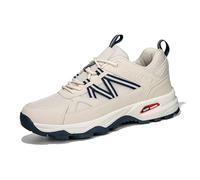 Dasongff Zapatillas de senderismo Escalada para hombre al aire libre Impermeable Transpirable Antideslizante Botas de Trekking Paseos Viajes Sneakers, beige, 47 EU