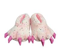 Dasongff - Zapatillas rectas rectas con punta grande y cerrada, diseño de zapatos divertidos que se ven como Giant Feet, Big Toe Slippers for Cosplay, Ugly and Funny Foot Costume Accessories, B rosa