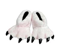 Dasongff - Zapatillas rectas rectas con punta grande y cerrada, diseño de zapatos divertidos que se ven como Giant Feet, Big Toe Slippers for Cosplay, Ugly and Funny Foot Costume Accessories, A blanco