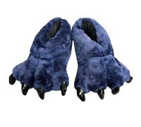 Dasongff - Zapatillas rectas rectas con punta grande y cerrada, diseño de zapatos divertidos que se ven como Giant Feet, Big Toe Slippers for Cosplay, Ugly and Funny Foot Costume Accessories, A azul