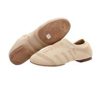 Dasongff Zapatos de baile latino para mujer con cordones salón moderno salsa ritmo enseñanza práctica zapatos de baile profesionales para espectáculo, Beige 1 cm, 41 EU