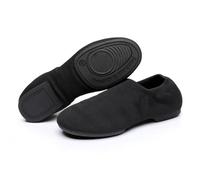 Dasongff Zapatos de baile latino para mujer con cordones salón moderno salsa ritmo enseñanza práctica zapatos de baile profesionales para espectáculo, Negro Plana Suela de Cuero, 36 EU