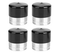 Dasrtnilm 4 uds. de rodamientos de Remolque de Acero Inoxidable de 1,98 Pulgadas con reemplazo de Cubierta Protectora, indicador de Nivel de Grasa de verificación automática y Sellos de buje