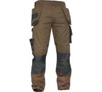 Dassy Arbeitshose wit Bolsillos para fundas y rodilleras Magnetic PESCO63 Marrón arcilla/Anthracitgris 50/Kurz