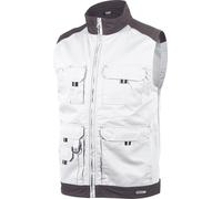 Dassy Chaleco de verano bicolor Faro PESCO61 blanco/gris cemento XS