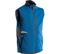 Dassy Chaleco softshell Fusion PES21 Azul celeste/Antraitgris XS