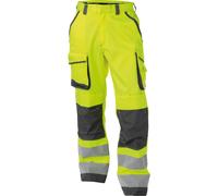Dassy Pantalón alta visibilidad cit Bolsillos para rodilleras Chicago PESCO74 Neonamarillo/gris cemento 52/Kurz