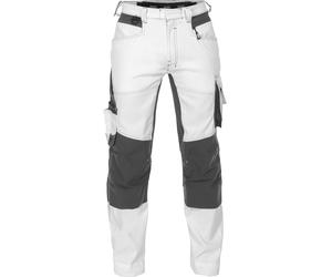 Dassy Pantalón de pintor cit Stretch y bolsillos para rodilleras Dynax Painters PESCO41 Blanco/Antracitgris 44