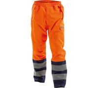 Dassy Pantalones de lluvia de alta visibilidad Sola PES70 Neonnaranja/azul oscuro 3XL