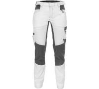 Dassy Pantalones de pintor wit Stretch para mujer Helix Painters Mujer PESCO41 Blanco/Antracitaitgris 42
