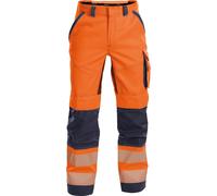 Dassy Pantalones de verano de alta visibilidad conit Bolsillos para rodilleras Odessa PESCO70 Neonnaranja/azul oscuro 46