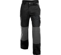 Dassyit Pantalón corto bicolor de trabajoitcon bolsillos para rodilleras Boston PESCO61 Negro/gris cemento 46