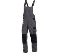 DassyitPantalón con peto bicolor cit Bolsillos para rodilleras Versailles PESCO61 Gris cemento/negro 52