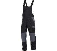 DassyitPantalón con peto bicolor cit Bolsillos para rodilleras Versailles PESCO61 Negro/gris cemento 54/Kurz