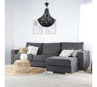 Dastyn sofá cama chaise longue derecha 4 plazas con almacenaje personalizable