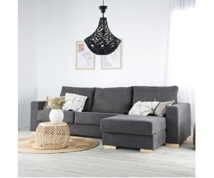 Dastyn sofá cama chaise longue derecha 4 plazas con almacenaje personalizable