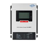 DASVOLT®, Cargador MPPT de entrada a bordo de 12 V 50 A CC/CC para sistema de batería dual Carga multietapa SRNE MD1250N05 Baterías de litio de gel selladas para RV Barco Yate