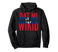 DAT Mi Wikid Creole Kriol Belice Pride Afro Pride Belice Sudadera con Capucha