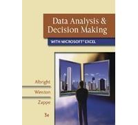 Data Analysis and Decision Making with Microsoft Excel by Christopher J. Zappe (2005-08-01)