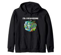 Data Analyst Funny Ctrl Z My Bad Decisions Sudadera con Capucha