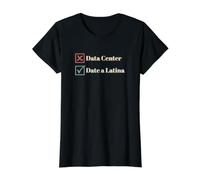 Data Center Datos a Latinas Anti AI Anta DataCenter Camiseta gráfica económica, Mujer, Negro, S