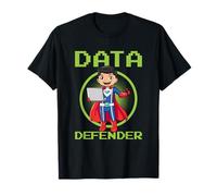 Data Defender Inteligencia Artificial Superhéroe AI Camiseta