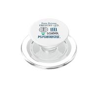 Data-Driven Empathy-Led School Psychologist Brain Graphic PopSockets PopGrip para MagSafe