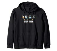 Data Geek Inteligencia empresarial Analítica Estadísticas Humor Sudadera con Capucha