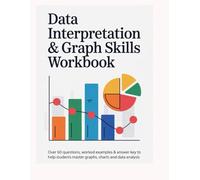 DATA INTERPRETATION & GRAPH SKILLS WORKBOOK: Over 60 Questions Worked Examples & Answer Key to Help Students Master Graphs Charts and Data Analysis (APTITUDE & REASONING EXAM PRACTICE SERIES)