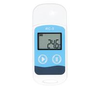 Data Logger de Temperatura USB, Registrador de Datos Resistente al Agua IP67, 32000 Lecturas, Rango - 30°C a + 70°C - Alta Precisión, Diseño Plug and Play, Ideal para Cadena de