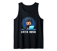 Data Ninja Data Scientist Codificación Analítica Estadísticas Camiseta sin Mangas