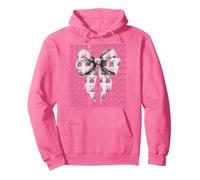 Data Scientist Science Graph Girl Coquette Bow Rosa Sudadera con Capucha