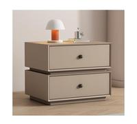 DataBaste Mesita de Noche，Mesa Auxiliar，Armario de Almacenamiento，para Dormitorio y Salón(Brown,40 * 40 * 48cm/15.7 * 15.7 * 18.9in)