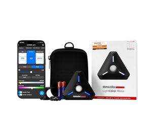 Datacolor LightColor Meter - Medidor de luz, Lux y Temperatura de Color para fotografía y Video con Control de aplicación Bluetooth
