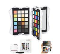 Datacolor Spyder Checkr Photo para la exactitud y consistencia del Color, Herramienta portátil de Coincidencia de Color con 62 Parches, Carta de corrección de Color, Tarjeta de Color para fotografía