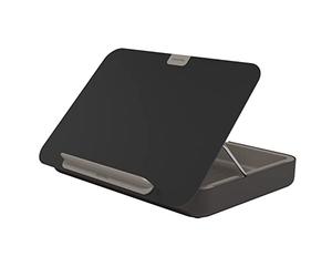 Dataflex Addit Bento - Caja de Herramientas ergonómica 903 - Contenedor híbrido de Almacenamiento de Oficina/Soporte para Tablet/Soporte para Documentos para Trabajo híbrido, Color Negro