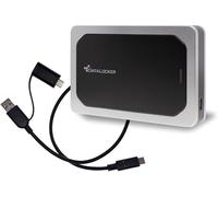 DataLocker DL450 FE disco rigido esterno 2 TB 5400 Giri/min 2.5 USB tipo-C 3.2 Gen 1 [3.1 Gen 1] Alluminio, Nero (DL450 2TB Encrypted EHDD FIPS 140-3)